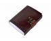 Celtic Shadow Day of the Dead Leather Embossed Journal with metal lock Look Dairy